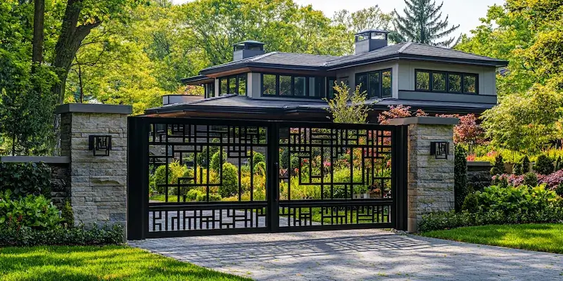 metalowe ogrodzenia z Polski