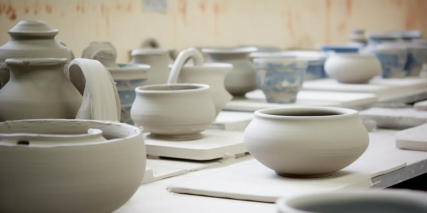 Materiały na warsztatach z ceramiki