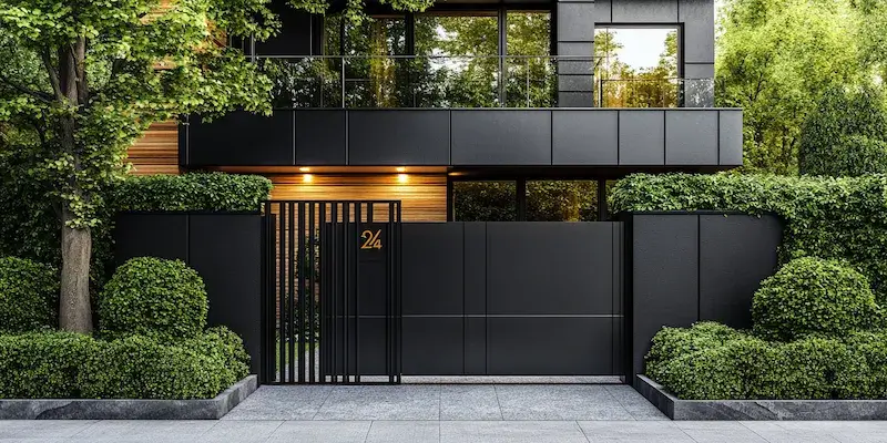 Moderne Zäune Polen