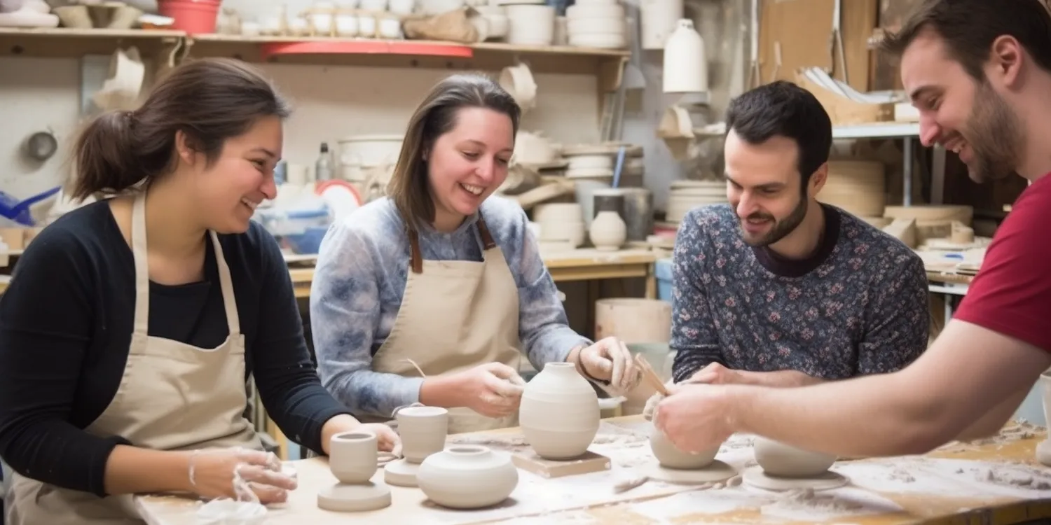 Sprzęt na warsztatach z ceramiki