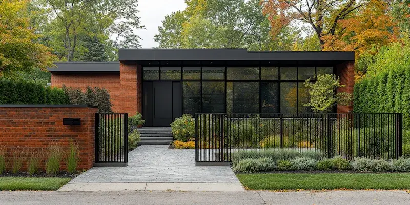 Metalzaune aus Polen