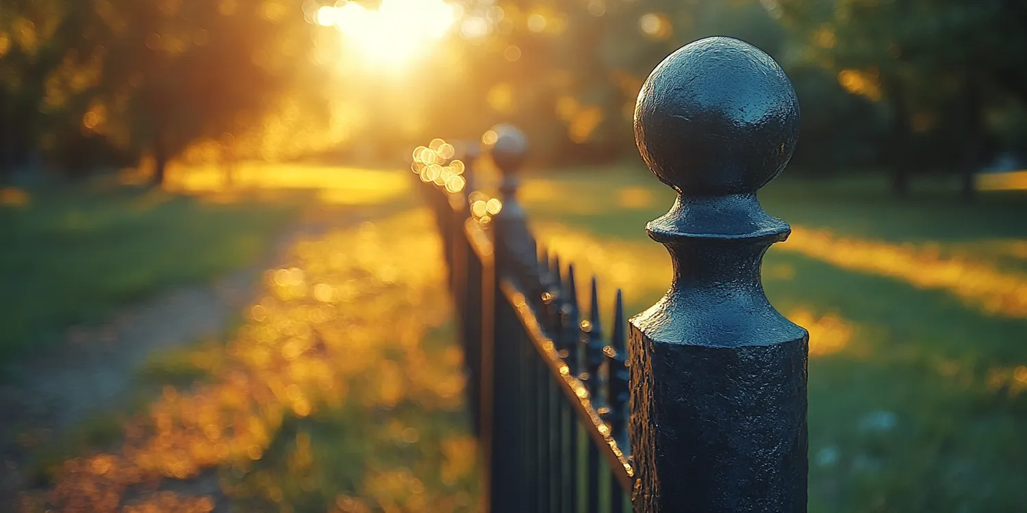 Metallzaun aus Polen mit Montage