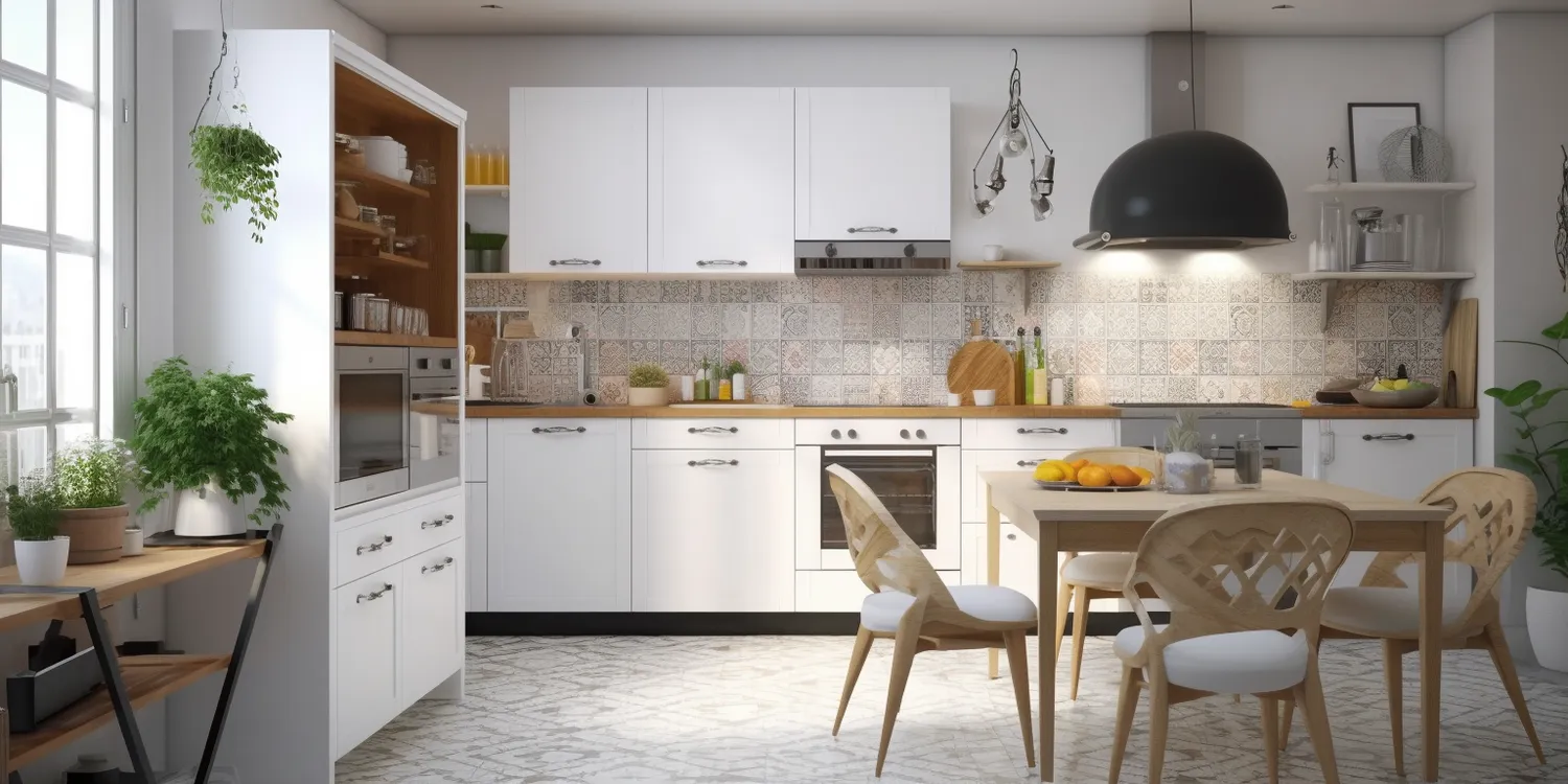 Białe meble kuchenne jakie płytki?