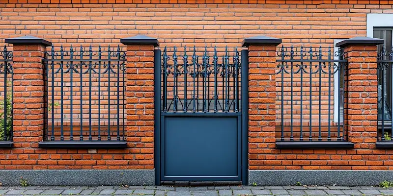 Metallzaun aus Polen